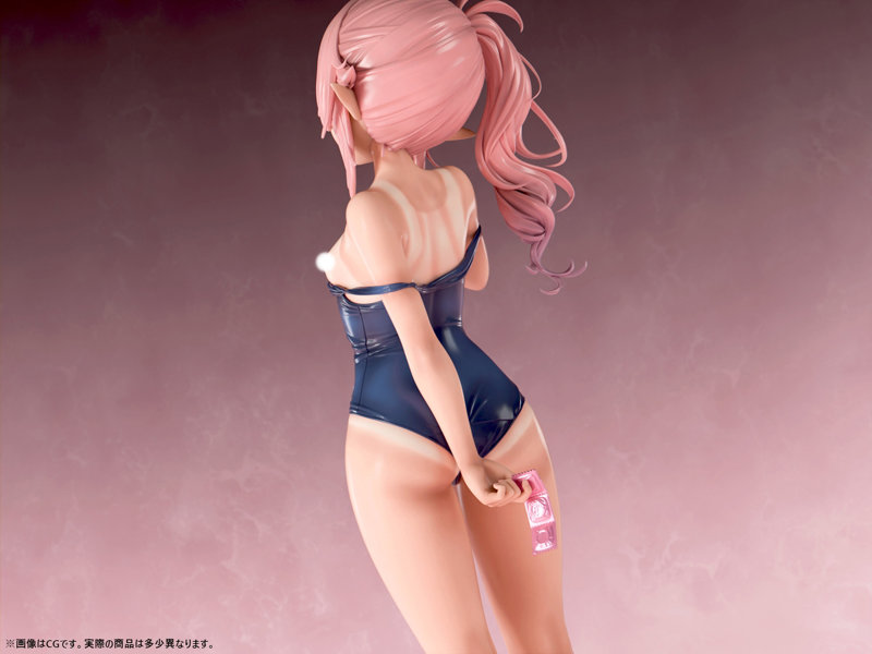 肉感少女 スク水日焼けのちっぱいエルフ ミーナ 1/5スケール塗装済み完成品フィギュア 画像17
