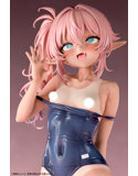 肉感少女 スク水日焼けのちっぱいエルフ ミーナ 1/5スケール塗装済み完成品フィギュア