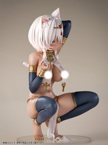 【再販】肉感少女 褐色猫娘 マウ 1/4スケール塗装済み完成品フィギュア 画像7