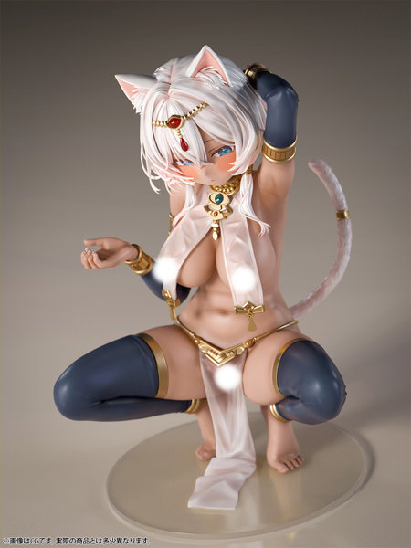 【再販】肉感少女 褐色猫娘 マウ 1/4スケール塗装済み完成品フィギュア 画像11