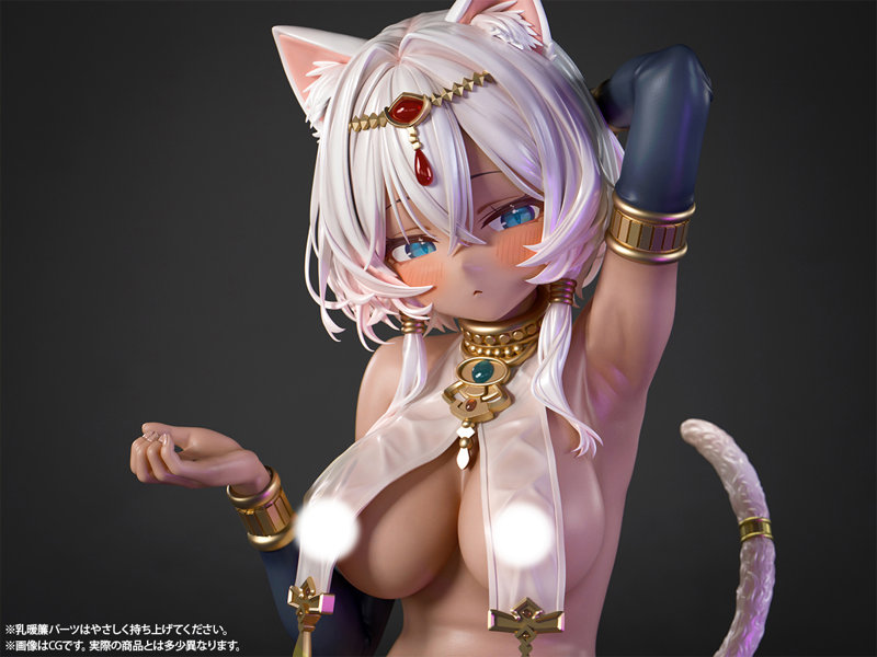 【再販】肉感少女 褐色猫娘 マウ 1/4スケール塗装済み完成品フィギュア 画像24