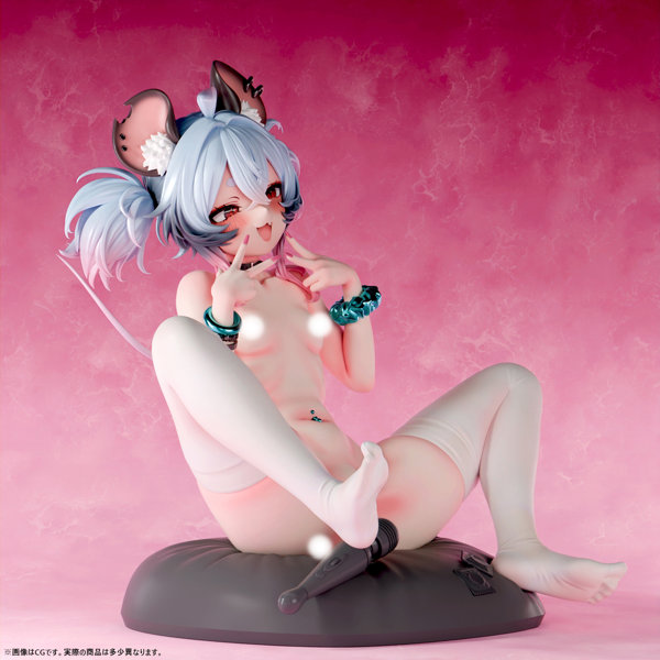 肉感少女 ねずみみギャル 白玉ゆきち 1/5スケール塗装済み完成品フィギュア 画像8