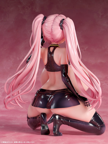 肉感少女 爆乳ラバードレス インカローズ【再販】 1/4スケール塗装済み完成品フィギュア 画像6
