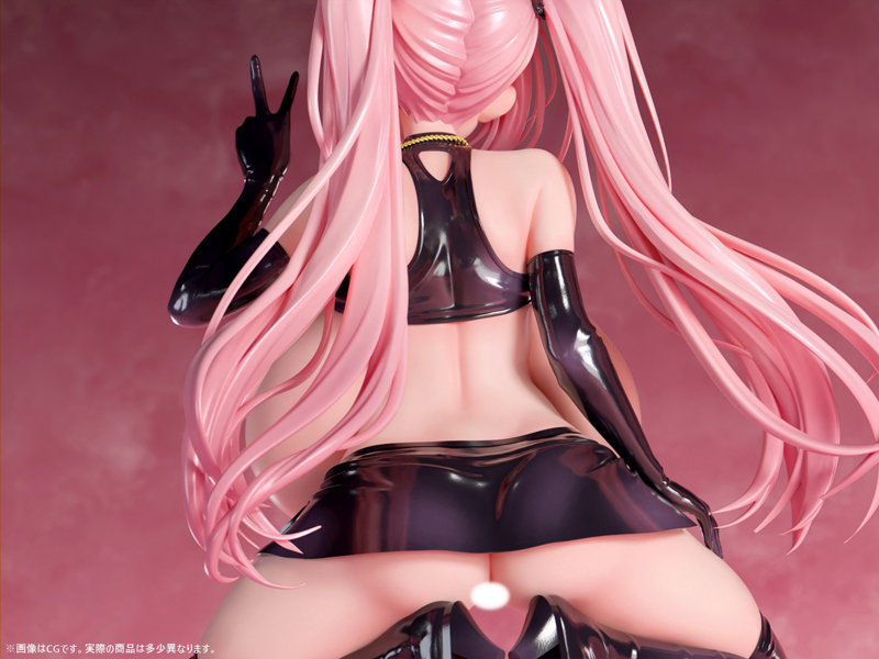 肉感少女 爆乳ラバードレス インカローズ【再販】 1/4スケール塗装済み完成品フィギュア 画像12