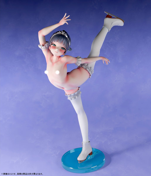 肉感少女 氷上のプリンセス 澄氷 世那 脱衣ver. 1/4スケール塗装済み完成品フィギュア 画像12