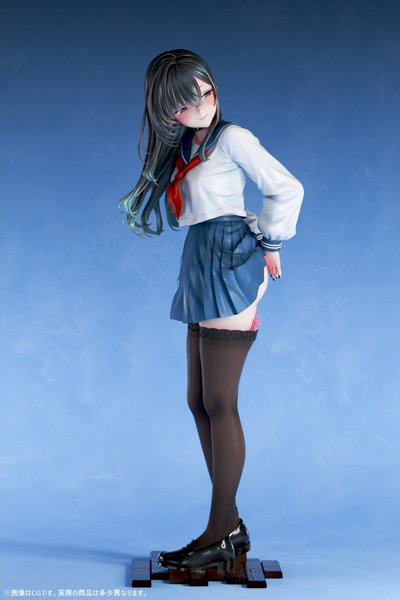 肉感少女 #裏垢女子 黒星ゆに 1/6スケール塗装済み完成品フィギュア 画像8
