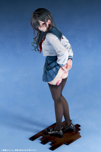 肉感少女 #裏垢女子 黒星ゆに 1/6スケール塗装済み完成品フィギュア 画像12