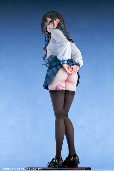 肉感少女 #裏垢女子 黒星ゆに 1/6スケール塗装済み完成品フィギュア 画像13