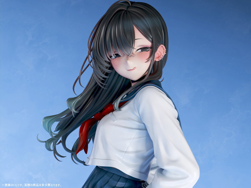 肉感少女 #裏垢女子 黒星ゆに 1/6スケール塗装済み完成品フィギュア 画像18