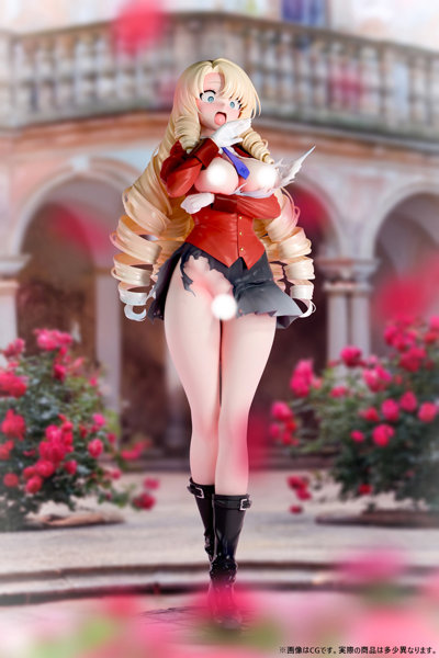 肉感少女 異世界アカデミアのご令嬢 エリザベート・F・ローゼンブルク 制服破裂ver.1/6スケール塗装済み完成品フィギュア 画像1