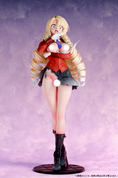 肉感少女 異世界アカデミアのご令嬢 エリザベート・F・ローゼンブルク 制服破裂ver.1/6スケール塗装済み完成品フィギュア 画像3