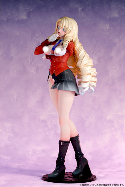 肉感少女 異世界アカデミアのご令嬢 エリザベート・F・ローゼンブルク 制服破裂ver.1/6スケール塗装済み完成品フィギュア 画像5