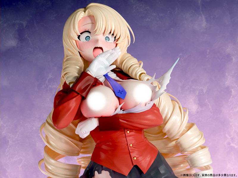 肉感少女 異世界アカデミアのご令嬢 エリザベート・F・ローゼンブルク 制服破裂ver.1/6スケール塗装済み完成品フィギュア 画像15