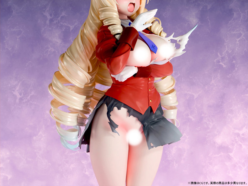 肉感少女 異世界アカデミアのご令嬢 エリザベート・F・ローゼンブルク 制服破裂ver.1/6スケール塗装済み完成品フィギュア 画像17