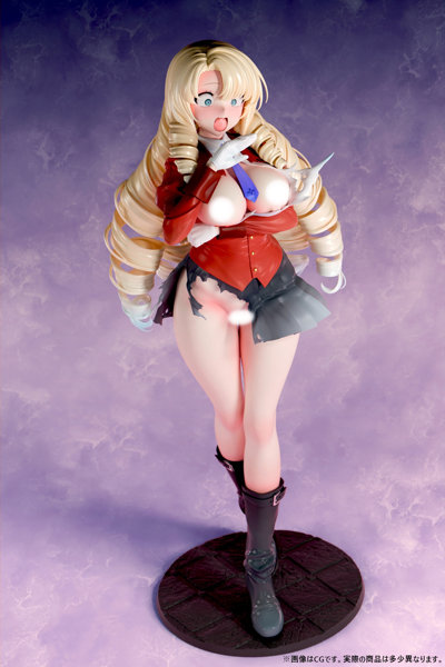 肉感少女 異世界アカデミアのご令嬢 エリザベート・F・ローゼンブルク 制服破裂ver.1/4スケール塗装済み完成品フィギュア 画像12