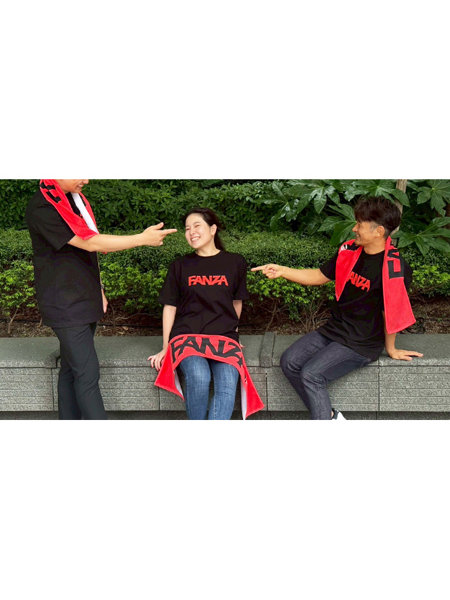 FANZAオリジナルグッズ セット (サウナハット/Tシャツ Lサイズ/ステッカー/ラバーキーホルダー/マフラータオル) 画像12
