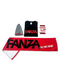 FANZAオリジナルグッズ セット （サウナハット/Tシャツ XLサイズ/ステッカー/ラバーキーホルダー/マフラータオル）のサムネイル画像