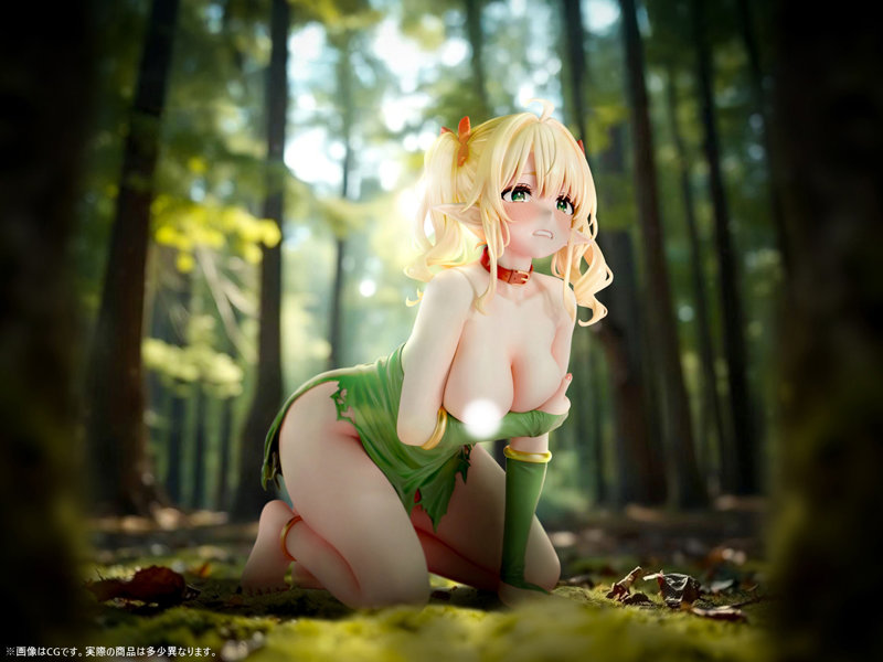 肉感少女 エルフはゴブリンを許さない！ リリー 1/4スケール塗装済み完成品フィギュア 画像1
