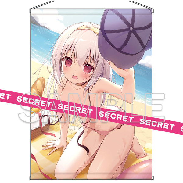 宮坂なこ描き下ろし ころんちゃん砂浜で二人きりデート X-RATEDタペストリー【B2】