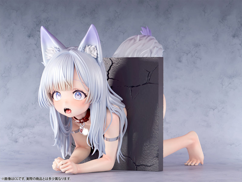 肉感少女 壁尻 ちび狐娘 こまち 1/5スケール塗装済み完成品フィギュア 画像2