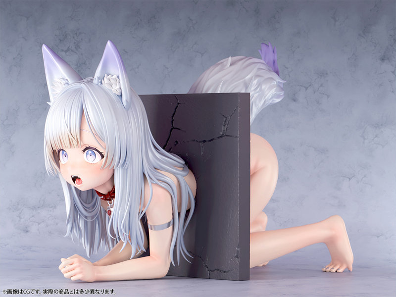 肉感少女 壁尻 ちび狐娘 こまち 1/5スケール塗装済み完成品フィギュア 画像3
