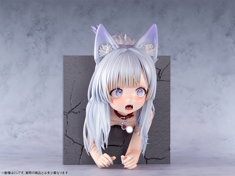 肉感少女 壁尻 ちび狐娘 こまち 1/5スケール塗装済み完成品フィギュア 画像9