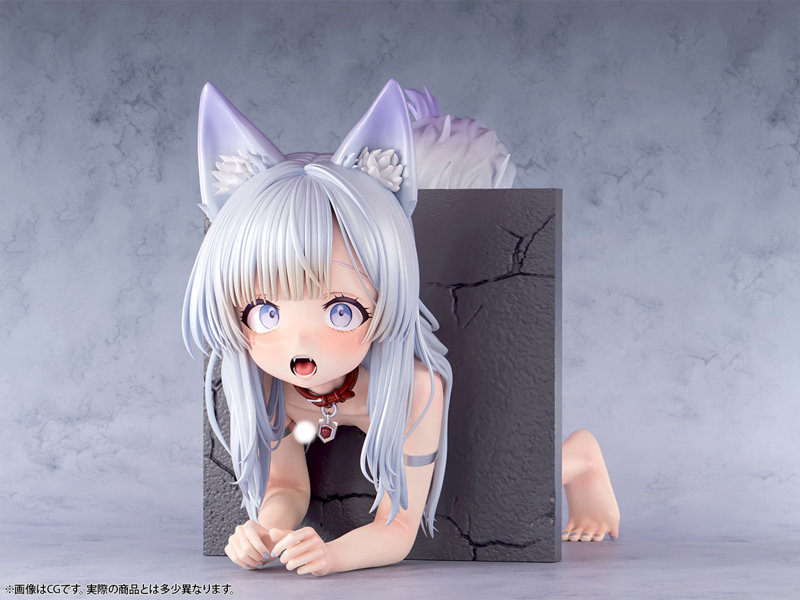 肉感少女 壁尻 ちび狐娘 こまち 1/5スケール塗装済み完成品フィギュア 画像10