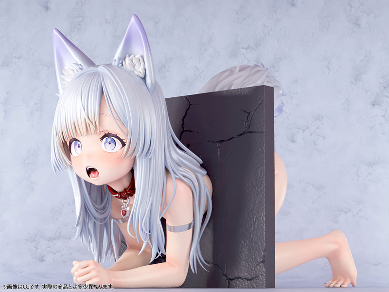肉感少女 壁尻 ちび狐娘 こまち 1/5スケール塗装済み完成品フィギュア 画像13