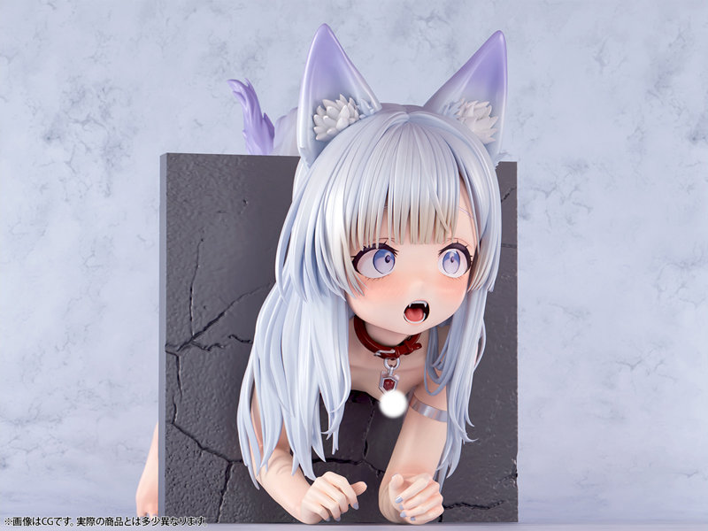 肉感少女 壁尻 ちび狐娘 こまち 1/5スケール塗装済み完成品フィギュア 画像14