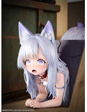 肉感少女 壁尻 ちび狐娘 こまち 1/5スケール塗装済み完成品フィギュア 画像1