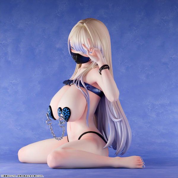 肉感少女 黒マスクギャルちゃん 鴉宮らいな 1/5スケール塗装済み完成品フィギュア 画像6
