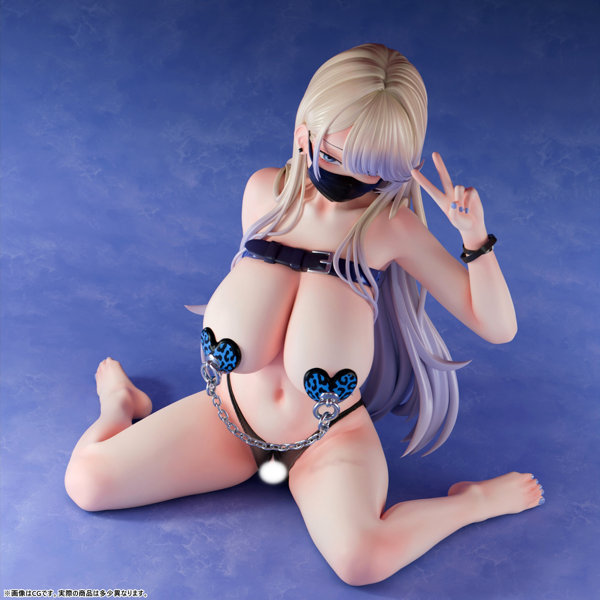 肉感少女 黒マスクギャルちゃん 鴉宮らいな 1/5スケール塗装済み完成品フィギュア 画像13