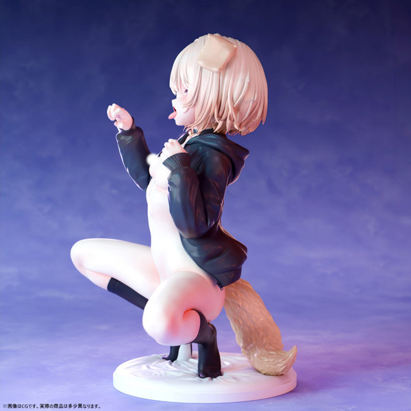 肉感少女 ちび犬娘 犬飼いちる 1/5スケール塗装済み完成品フィギュア 画像5