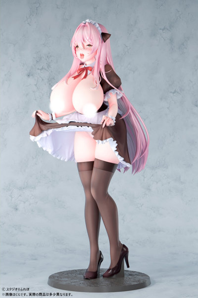 カノラユ「ご奉仕メイドの清瀬めぐみさん」えちえちver. 1/5スケール塗装済み完成品フィギュア 画像5