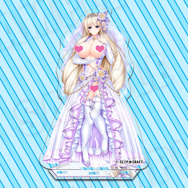 【受注限定生産】ユニオリ アクリルピローライズフィギュア 〜シルヴェリアウェディングver.2