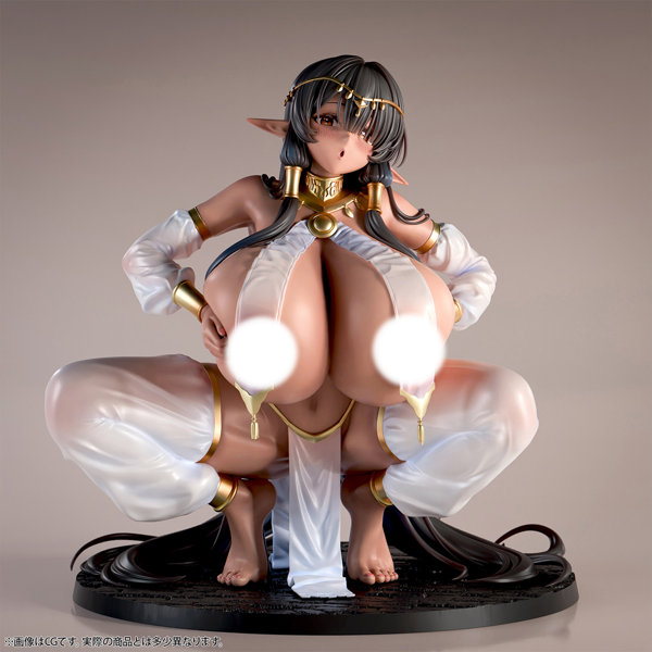 肉感少女 異世界ダークエロフ サリュナ 1/6スケール塗装済み完成品フィギュア 画像4