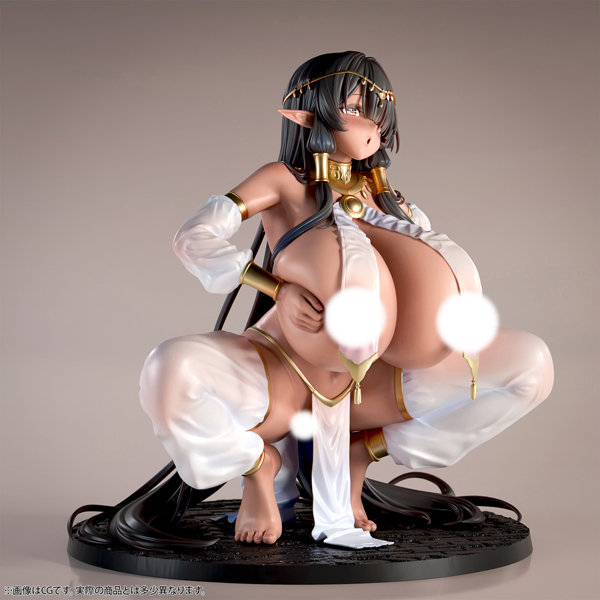 肉感少女 異世界ダークエロフ サリュナ 1/6スケール塗装済み完成品フィギュア 画像11