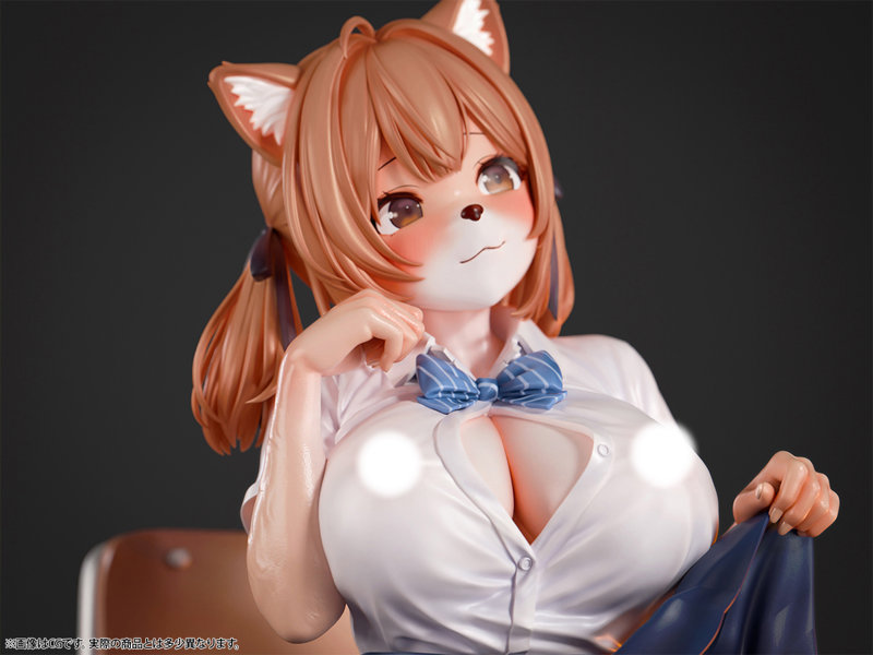 肉感少女 発情期メスケモ同級生の誘惑 小麦 【再販】1/6スケール塗装済み完成品フィギュア 画像25