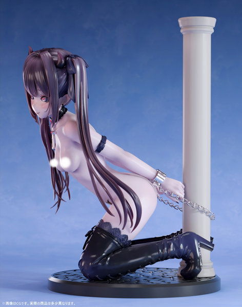 肉感少女 異世界の奴○市 出品番号05 紫肌悪魔娘 1/6スケール塗装済み完成品フィギュア 画像5