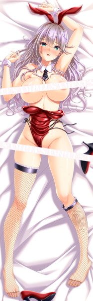 【再販】【受注限定生産】『虜ノ旋律-refrain-(とりこのしらべ るふらん)』生地変更版 アイナ・レミネン 抱き枕カバー バニーでエッチVer 画像2