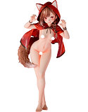 【FANZA限定】肉感少女 裸の赤ずきん オオカミちゃん 【再販】1/6スケール塗装済み完成品フィギュア オリジナル落書きデカール付き