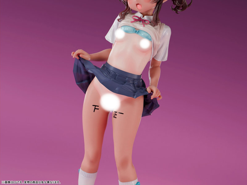 肉感少女 メスガキギャル 緒河みう スク水日焼けver. 1/5スケール塗装済み完成品フィギュア 画像20