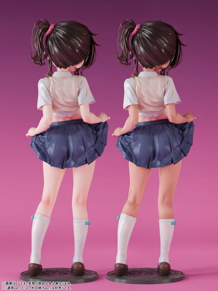 【FANZA限定】肉感少女 メスガキギャル 緒河みう 1/5スケール塗装済み完成品フィギュア オリジナル落書きデカール付き 画像22