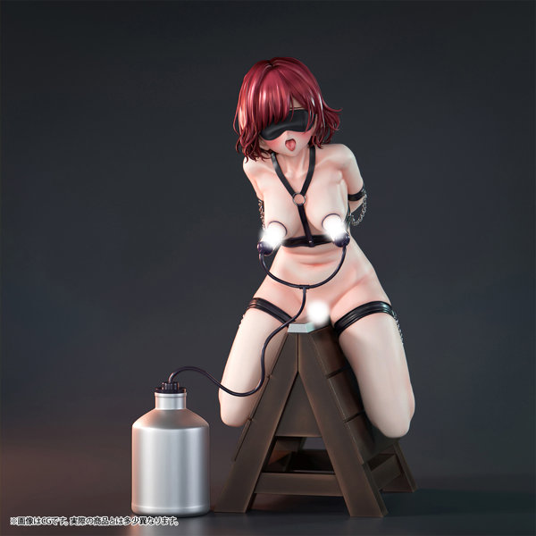 肉感少女 三角木馬でお仕置き中 花岡さん 1/6スケール塗装済み完成品フィギュア 画像12