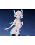 【FANZA限定】肉感少女 ドラゴン娘 青龍 1/5スケール塗装済み完成品フィギュア オリジナル落書きデカー...