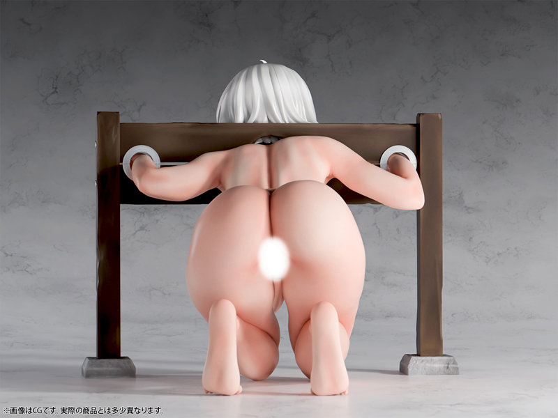 【FANZA限定】【再販】肉感少女 捕虜になった女騎士 カトリーナ 1/6スケール塗装済み完成品フィギュア オリジナル落書きデカール付き 画像6