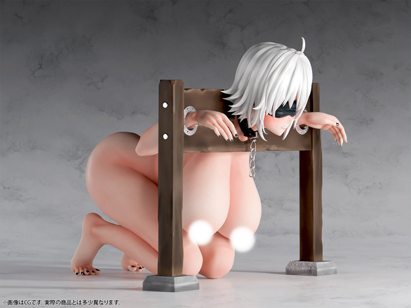 【FANZA限定】【再販】肉感少女 捕虜になった女騎士 カトリーナ 1/6スケール塗装済み完成品フィギュア オリジナル落書きデカール付き 画像8