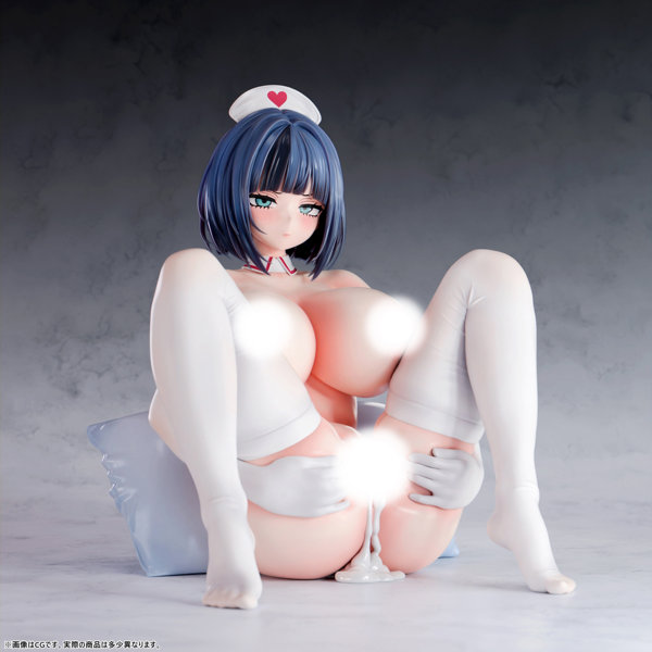 【FANZA限定】肉感少女 性処理ナース 綾坂さん 1/6スケール塗装済み完成品フィギュア オリジナル落書きデカール付き 画像10