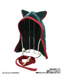 【受注限定生産】さくら、もゆ。クロぬいぐるみ用フードマント 画像1