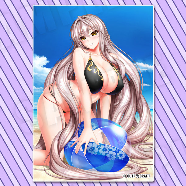 【受注限定生産】ユニオリB2タペストリー アーシェ水着コーデ.ver